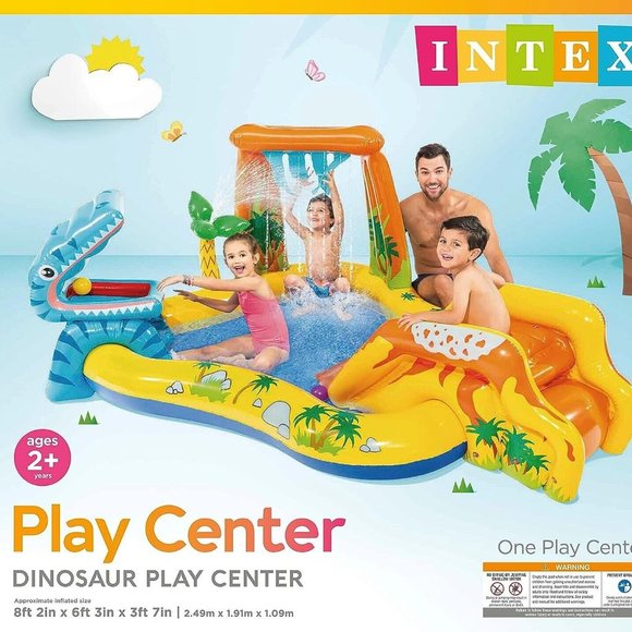 INTEX Other New Intex Dinosaur Inflatable Play Center 98in X 75in X